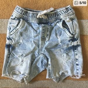 Cotton On Kids Distressed Denim Shorts Size 4
